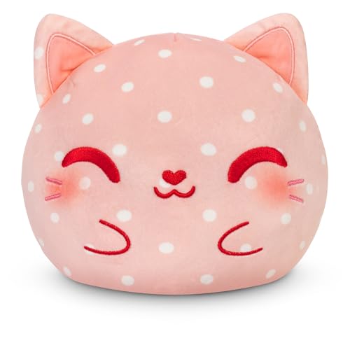 TeeTurtle Strawberry Shortcake Scented Reversible Plush - Strawberry Shortcake and Custard - Cute Kawaii 6" Strawberry Scented Plushie - Image 2