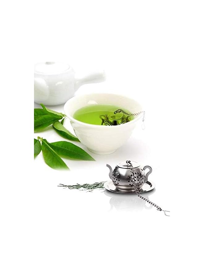 S-TOP Stainless Steel Tea Infuser Tea Leaf Filter Herbal Strainer Tea Bag Spice Soup Cooking Infuser - Image 3