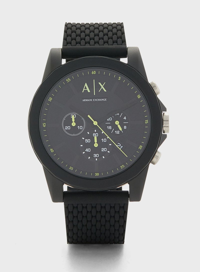 ارماني اكسشينج ساعة أوتر بانكس كرونوجراف بعقارب - Image 1