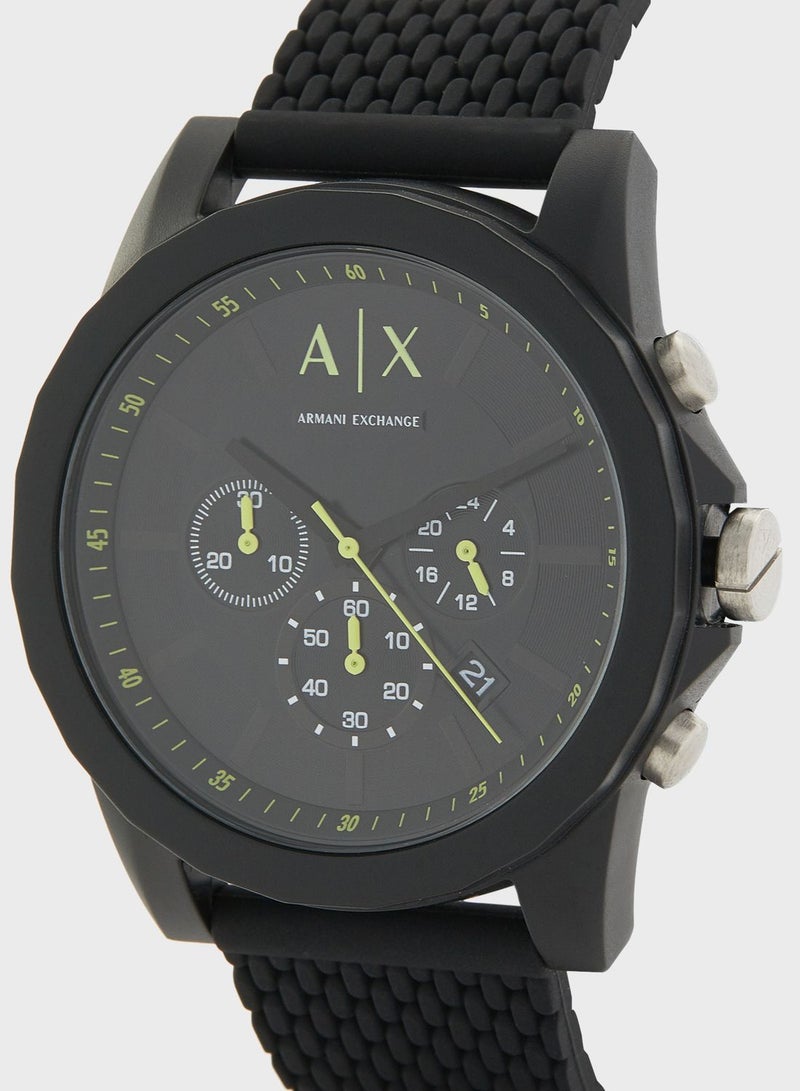 ارماني اكسشينج ساعة أوتر بانكس كرونوجراف بعقارب - Image 2