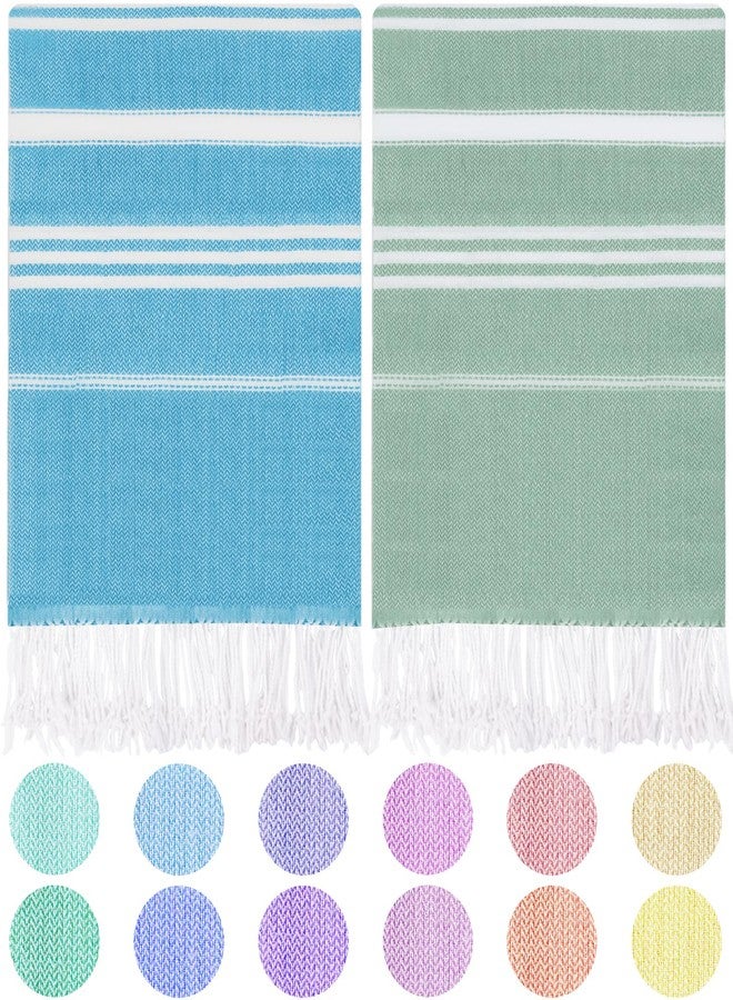 Widdonen Thin Turkish Beach Towel Lightweight Quick Dry Absorbent Cotton Bathroom Bath Pool Swim Towels Extra Large Oversized Sand Free Beach Accessories Essentials Cloud Gifts for Adult - Image 1