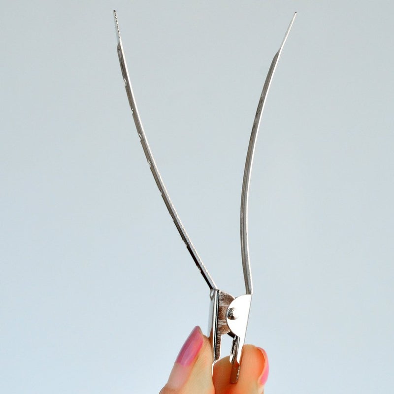 Bantoye 24 Packs Duck Bill Clips, Bantoye 3.5 Inches Rustproof Metal Alligator Curl Clips with Holes for Hair Styling, Hair Coloring, Silver - Image 5