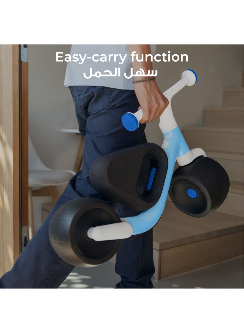 Woom WOW Self-Balancing, Balance Bike, Bicycle for Toddlers, Self-Centering Steering & Easy-Carry, 9–36 months (28–40 in), Dreamy Sky - Image 3