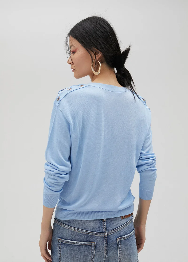 Lola Casademunt Sweater with shoulder detail