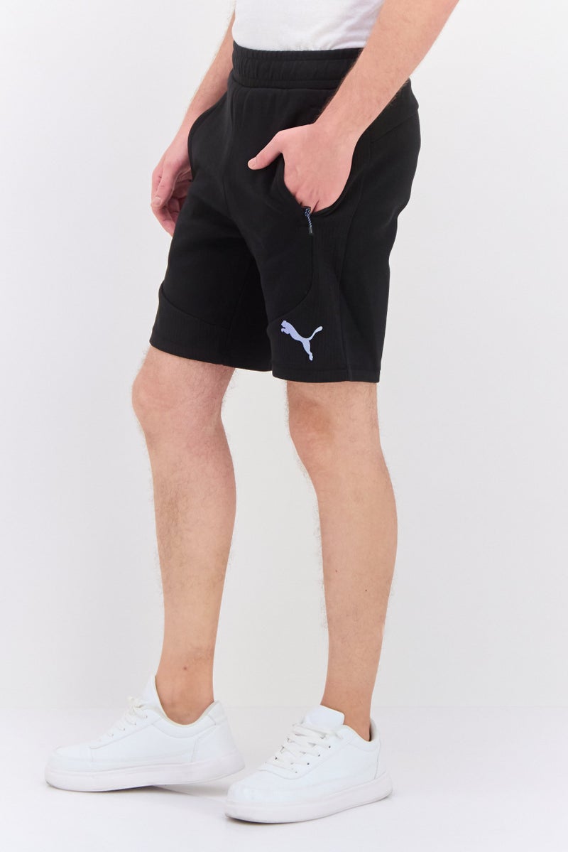 PUMA شورتات جري رياضية للرجال بطول 8 إنش، أسود - Image 4
