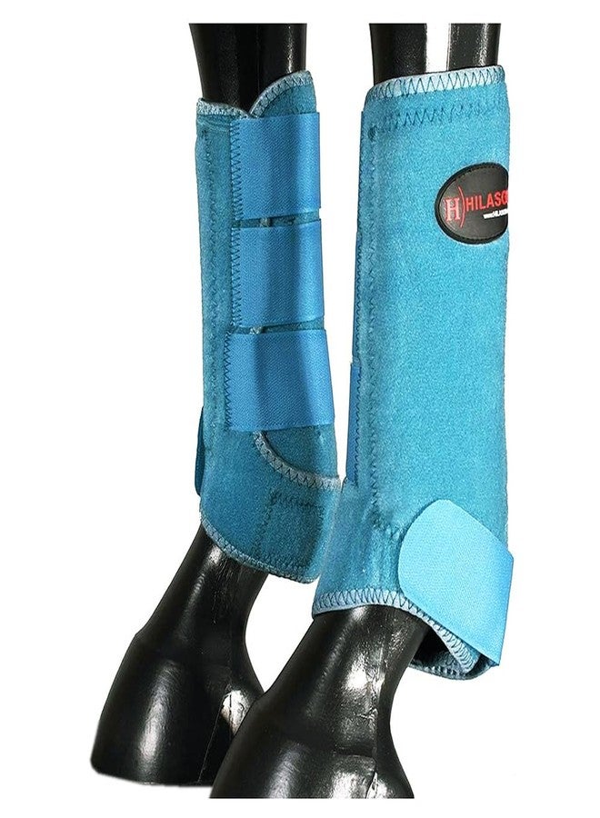 HILASON Horse Front Leg Neoprene Sport Boot Superior Protective & Shock Absorbing Comfortable Fit Breathable Design - Image 1
