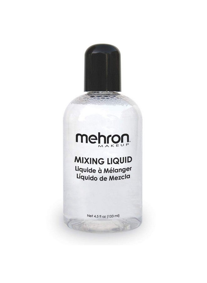mehron سائل خلط المكياج ؛ مقاوم للماء لارتداء طوال اليوم ؛ محول مكياج متعدد الاستخدامات ؛ وسط خلط الآيلاينر ؛ شفاف 4.5 أونصة سائلة (133 مل) - Image 1