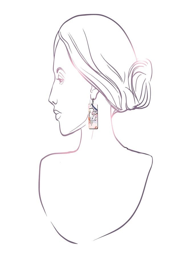 Arkit wooden earrings for girls/women/ladies, round jhumka earring | women jewelry | MDF jewellery (Design_11) - Image 5