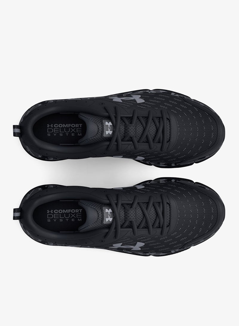 UNDER ARMOUR Men's UA Charged Assert 10 Camo Running Shoes - Image 4