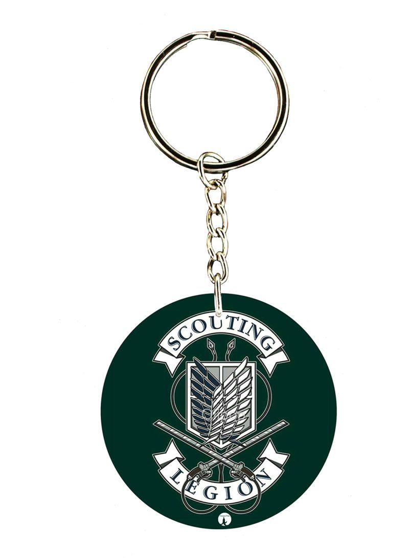 RKN The Anime Attack On Titan Double Side Printed Keychain
