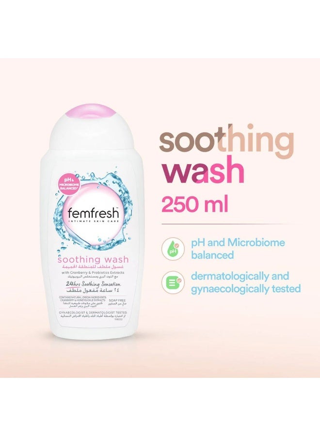 femfresh Ultimate Care Soothing Wash 250ml - Image 3