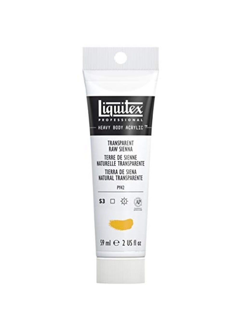 Liquitex - Liquitex Professional Heavy Body Acrylic Paint, 2-oz Tube, Transparent Raw Sienna - Image 1
