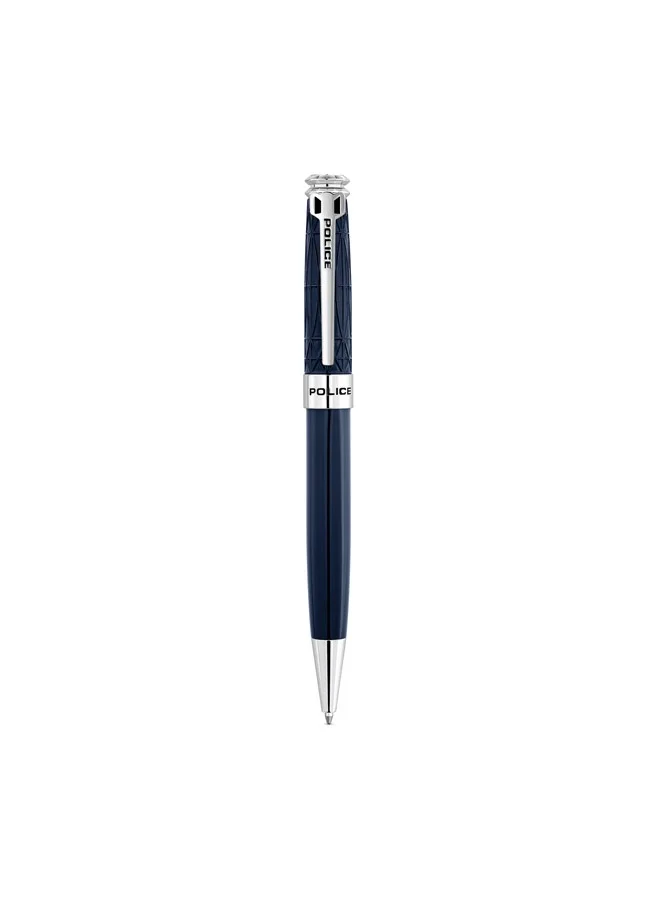 بوليس Police Badoni Blue Body Stainless Steel Pen - PERGB0002902