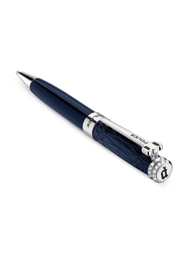 بوليس Police Badoni Blue Body Stainless Steel Pen - PERGB0002902