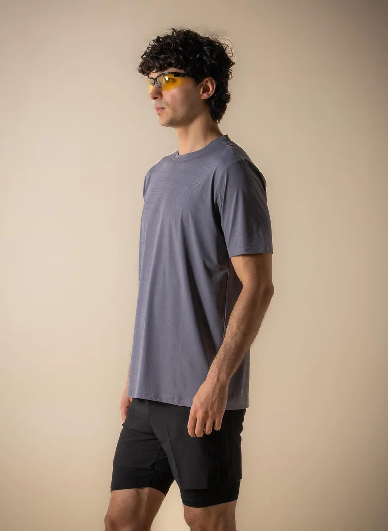 SHAPES Grey S93 MOTION TECHNICAL T-SHIRT for Men | Best Price UAE