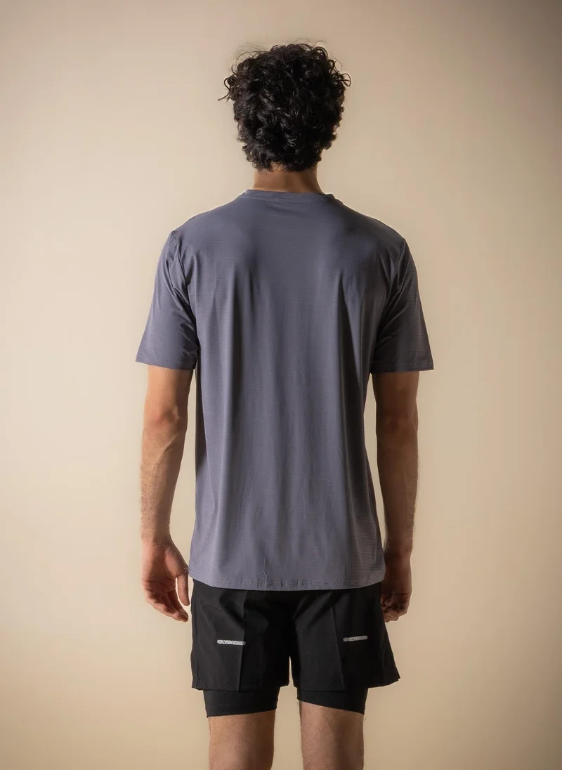 SHAPES Grey S93 MOTION TECHNICAL T-SHIRT for Men | Best Price UAE