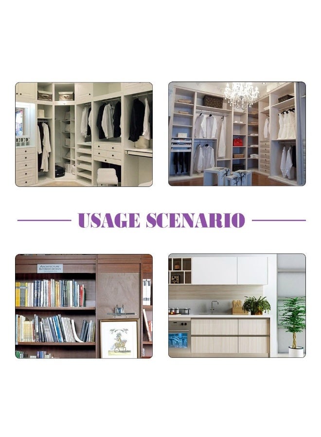 120Pcs 4 Styles Shelf Pins Kit, Nickel Plated Shelf Bracket Pegs Cabinet Furniture Shelf Pins Support for Shelf Holes on Cabinets, Entertainment Centers - Image 5