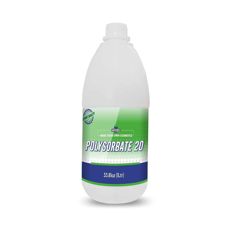 Myoc MYOC Pure Polysorbate 201 L Polysorbate 20 for Makeup Moisturizing Cream Lotion Industrial Cosmetic Application Skin Hair Care Product Polysorbate 20 Bulk - Image 1
