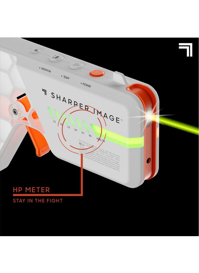 Sharper Image ® Laser Tag Blaster Set - 4-Pack With Lights & Sounds, 110-Ft Range, 7 Team Colors, Dual Firing Modes| Indoor & Outdoor Game For Kids Teens Adults| Electronic Toy Gift| No Vests Needed  - Image 1