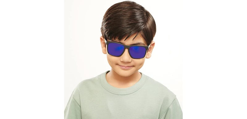Hooper 100% UV Protected | Full Rim Square Kids Sunglasses | For Boys & Girls (Age 8-12 yrs) | HP S14908L - Image 3
