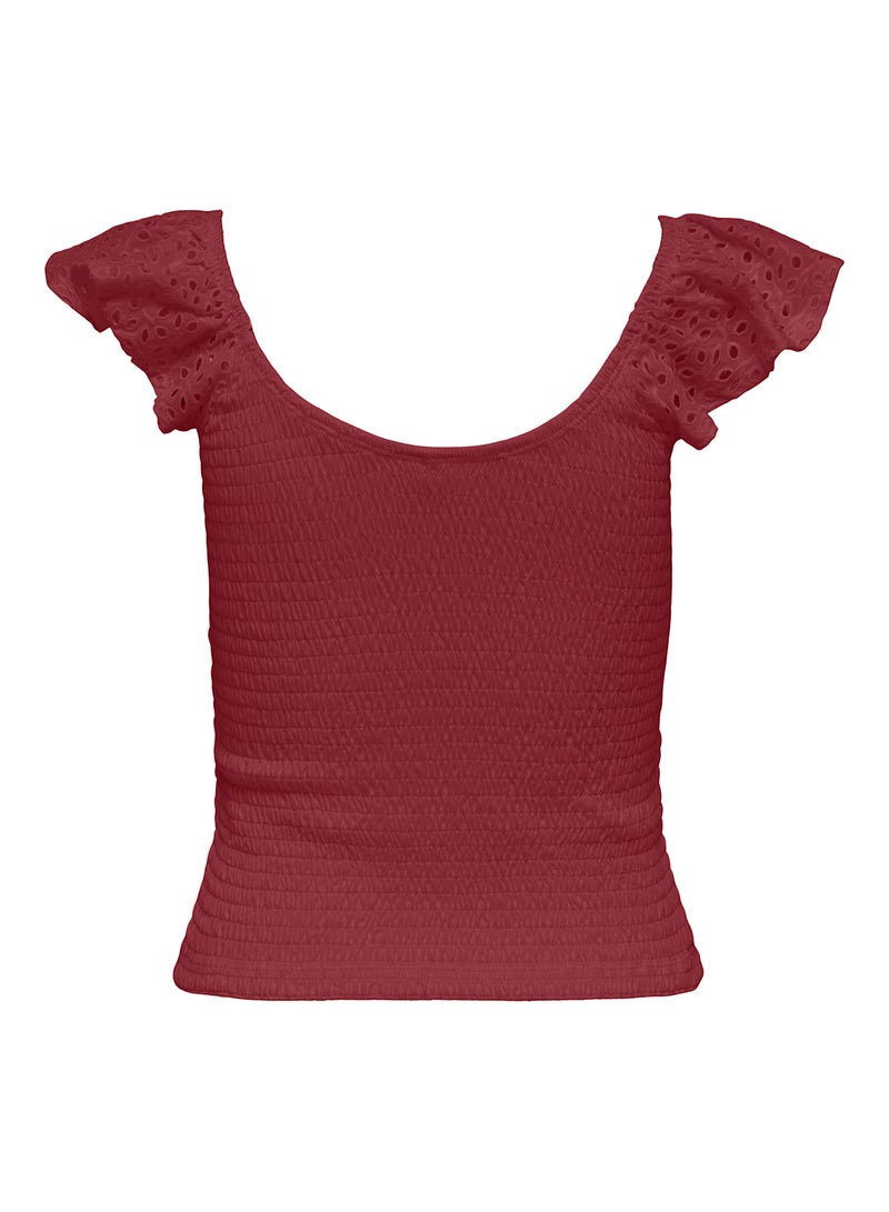 ONLY Women Butterfly Sleeves Top - Image 2