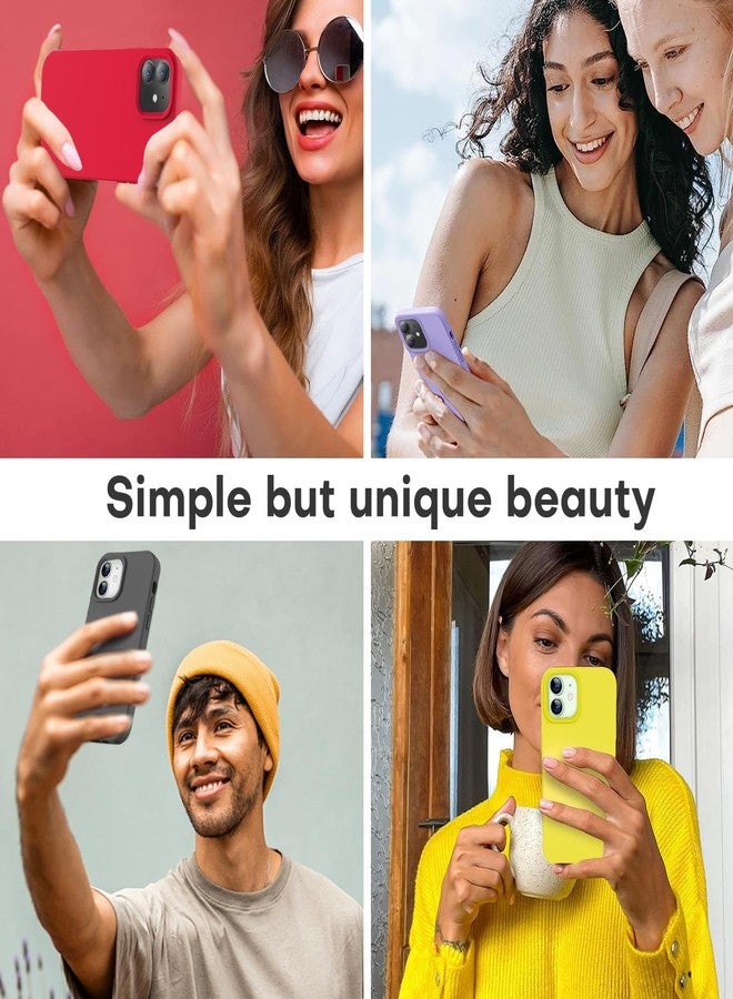 LOVE 3000 جراب LOVE 3000 مصمم خصيصًا لهاتف iPhone 12/iPhone 12 Pro، مصنوع من السيليكون الفاخر مع بطانة داخلية ناعمة من الألياف الدقيقة المقاومة للخدش، جراب حماية مقاوم للصدمات مناسب للرجال والنساء والفتيات، مقاس 6.1 بوصة، باللون الأسود - Image 2