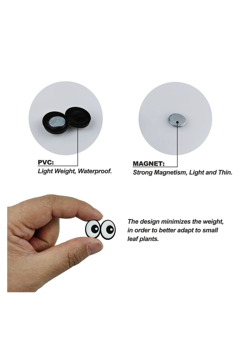 Excefore Plant Magnets Eyes for Potted Plants, 6 Pcs Plant Safe Magnet Pins Charms, Indoor Plant Accessories, Unique Gifts for Plant Lovers - Image 5