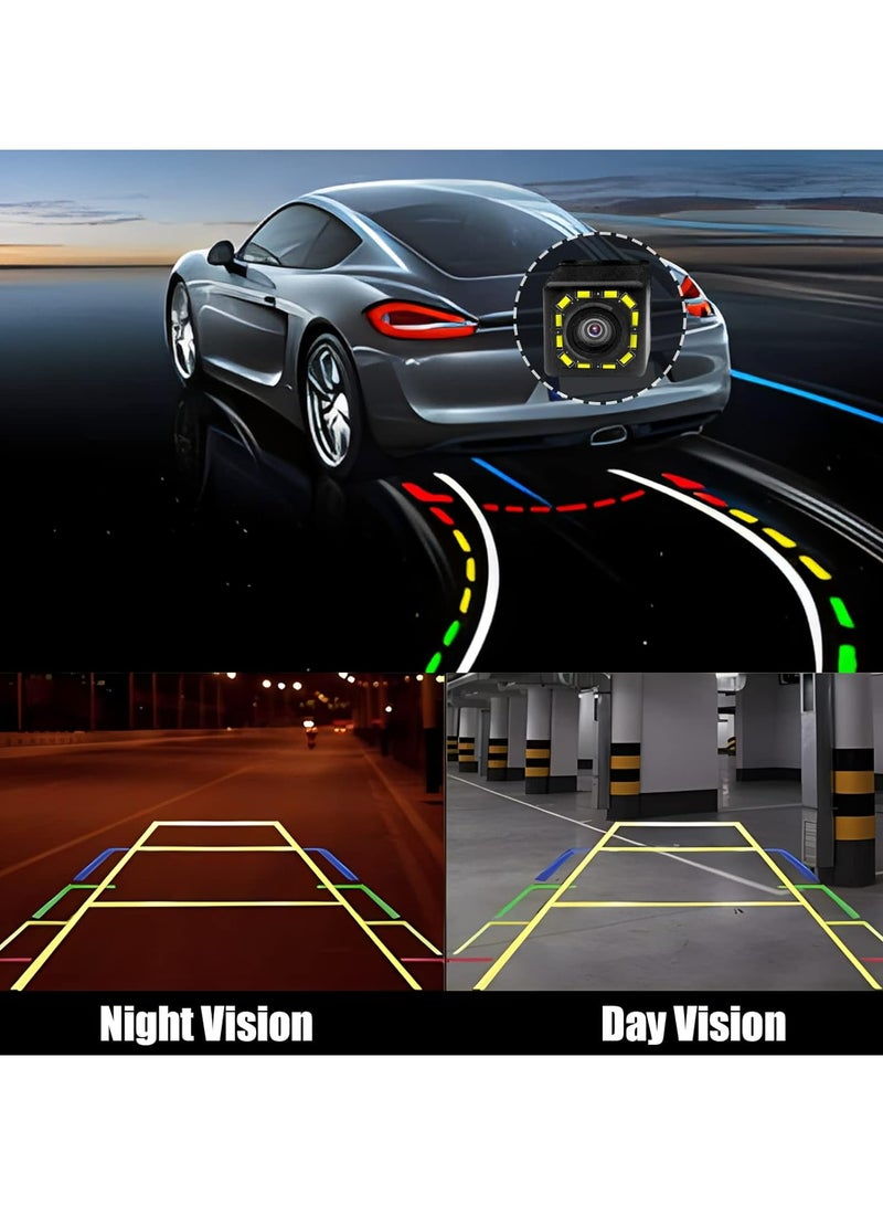 Generic Waterproof Ultra HD Car Backup Camera with 12 LED Night Vision | 170° Wide View Angle License Plate Frame Camera | Universal Fit for Cars, SUVs, Trucks, RVs  - Image 5