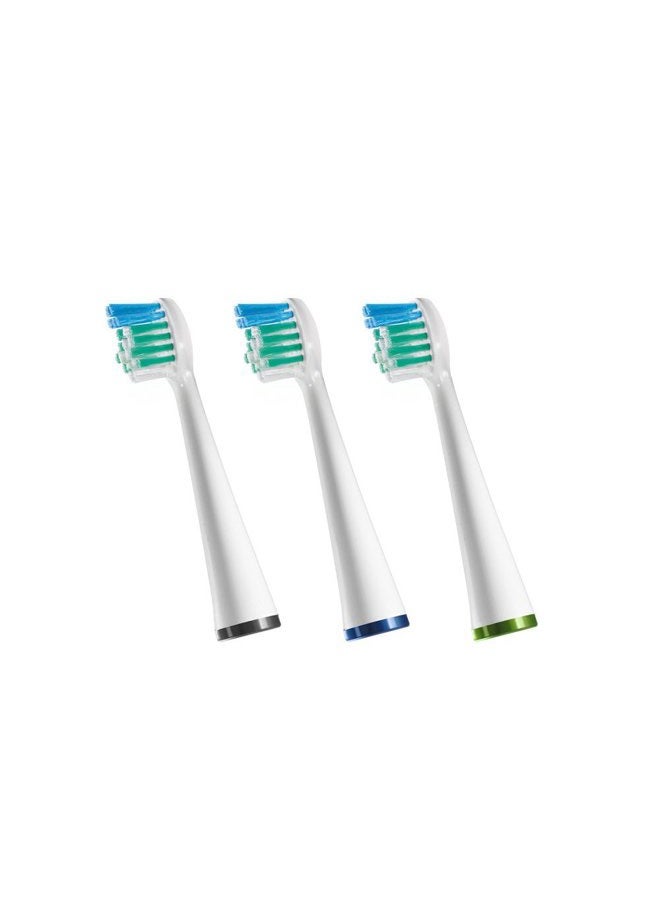 Waterpik Compact Brush Heads, Replacement Tooth Brush Heads For Former Sensonic/Complete Care Models, SRSB-3W, 3 Count - Image 1