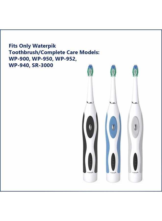 Waterpik Compact Brush Heads, Replacement Tooth Brush Heads For Former Sensonic/Complete Care Models, SRSB-3W, 3 Count - Image 4