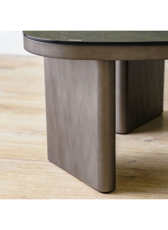 DANUBE HOME Millo Set Of 2 Coffee Tables | Multifunctional Living Room Table | Space Saving Center Table | Modern Design Furniture For Living Room L100xW40xH40cm-Grey Metallic - Image 3