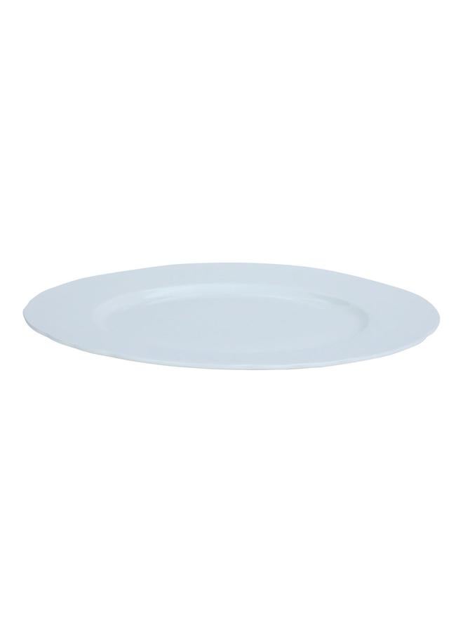 Alsaif Porcelain Serving Plate 12 Inches Round White - Image 4