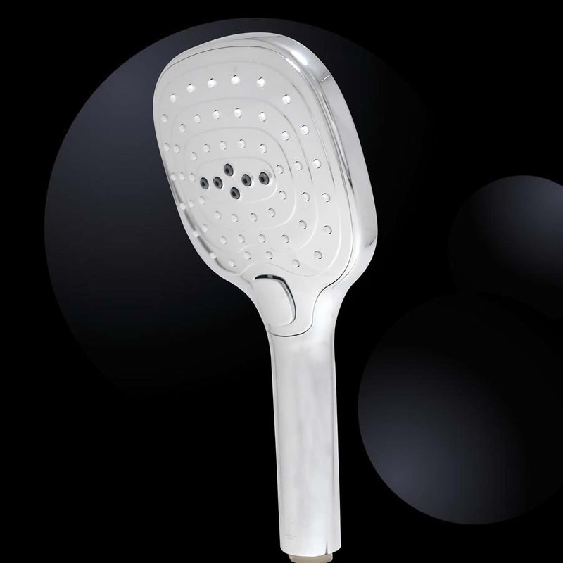 PLATINEX DB BATHWARE INDIA PRIVATE LIMITED DB BATHWARE Multi Funtional Hand Shower Set for Ultimate Convenience Shower Head ABS Chrome Shower with 15 Meter Hose Wall Hook Premium Bathroom Shower Head - Image 3