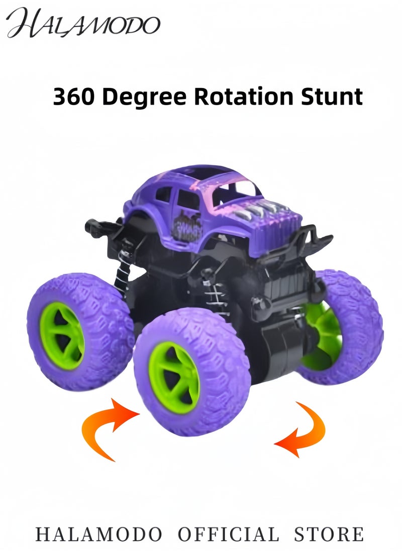 HALAMODO Kid's Remote Control Car Double-Sided Driving 360-degree Flips Rotating Car Toy Fast Stunt RC Cars as Birthday Gifts for Boys and Girls Aged 6-10 Year Old  - Image 2