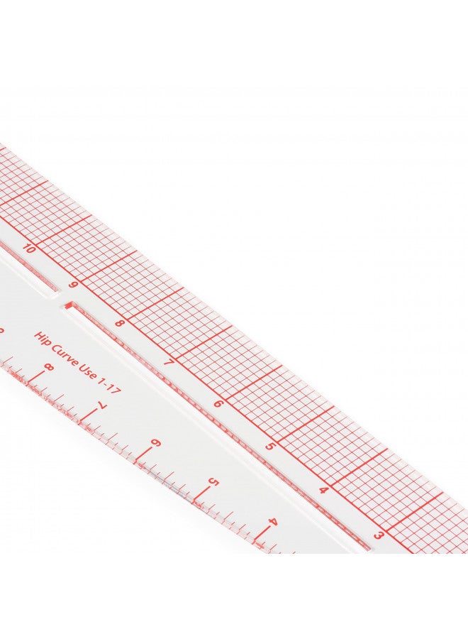 Dritz Styling Design Ruler Rulers & Accessories, Clear, 1Pack - Image 3