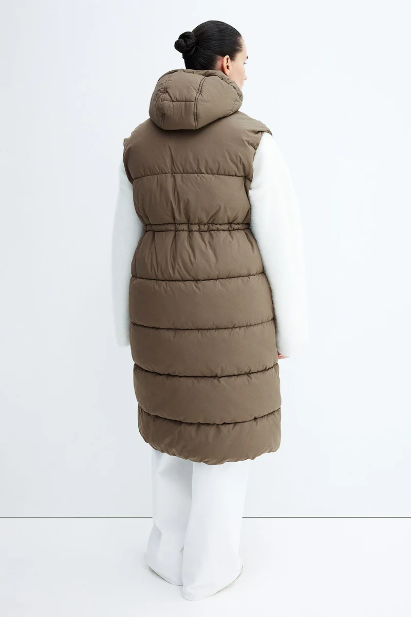H&M Mama Hooded Puffer Gilet