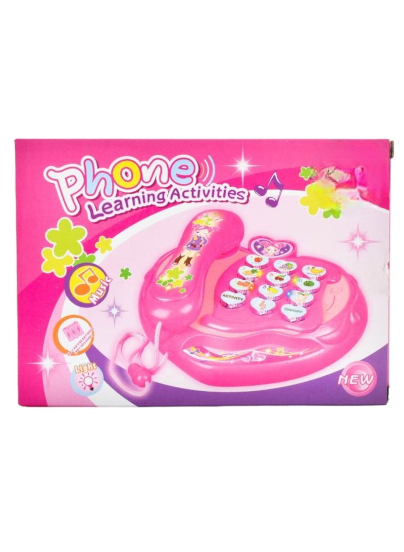 Toy Box Educational Phone Toy With Music And Light For Kids