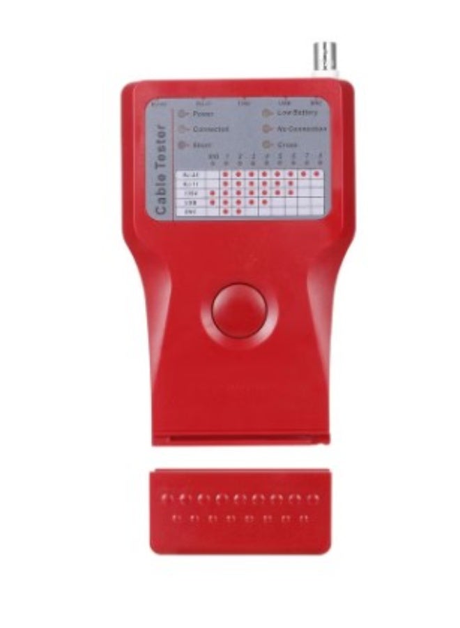 Terabyte Lan Checker, 5 In 1 Multi-Functional Network Cable Tester RJ45 RJ11 USB BNC IEEE 1394 USB BNC Lan Crimping tool Cable Tester Phone Line, Network Tester Tool - Image 4