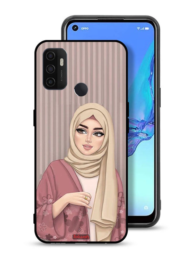Tolwak Oppo A33 (2020) Protective Case Cover Hijab Girl Art - Image 1