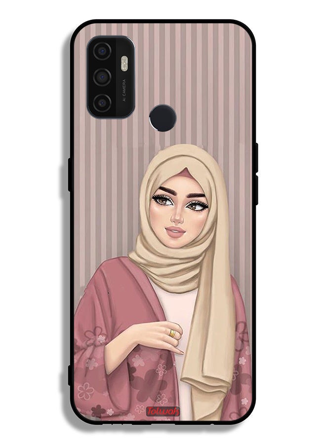 Tolwak Oppo A33 (2020) Protective Case Cover Hijab Girl Art - Image 2