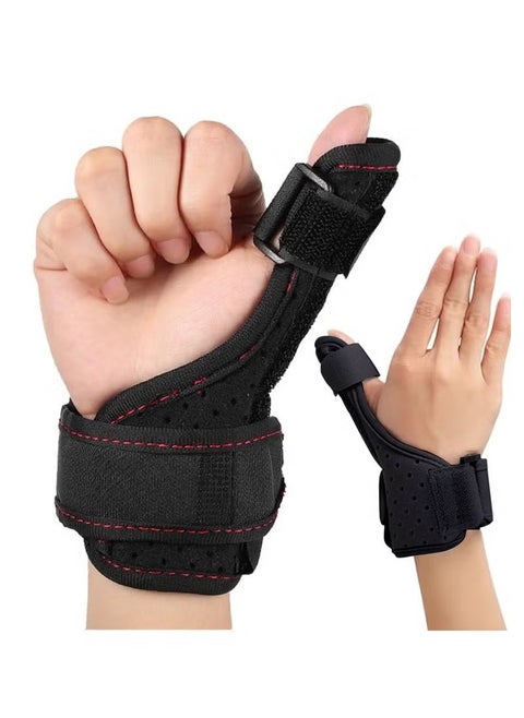 Thumb Splint Support Brace with Wrist Strap, Pain Relief from Arthritis, Sprains