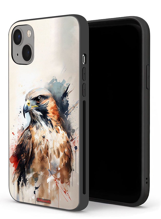 Tolwak Apple iPhone 13 mini Protective Case Eagle Abstract Art - Image 1