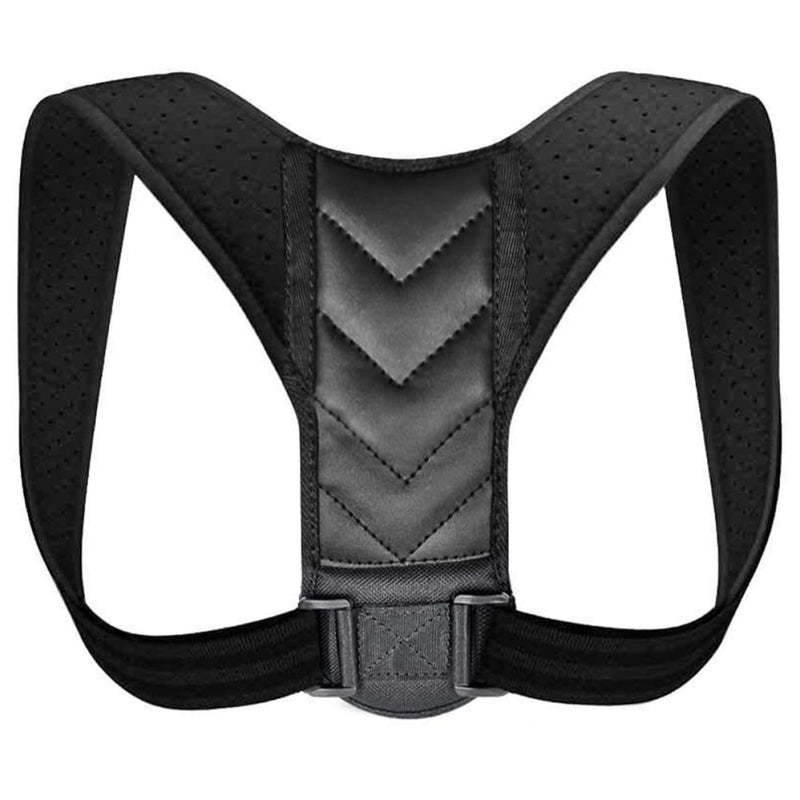 Adjustable Posture Corrector Belt PU Material Back Brace for Adults Home Office Use - Image 2