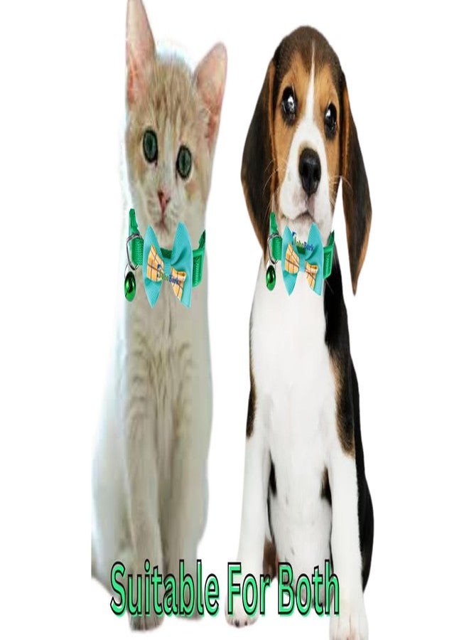 BohoBark 2 pcs Adjustable Pet Collar Bell Small Pet Cat Dog Puppy Colorful Collars (Multicolour), 32 x 1 cm - Image 4