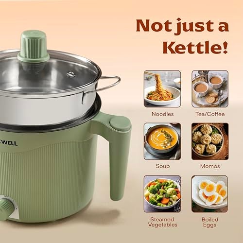 Cookwell Multipurpose Cook Kettle With 1.5L Nonstick Inner Pot (600W) - Image 4