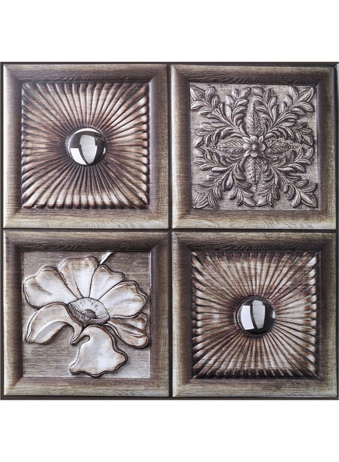 نيبمينينت ملصق جداري مصنوع من مادة بلاستيك بي في سي مقاوم للماء بني