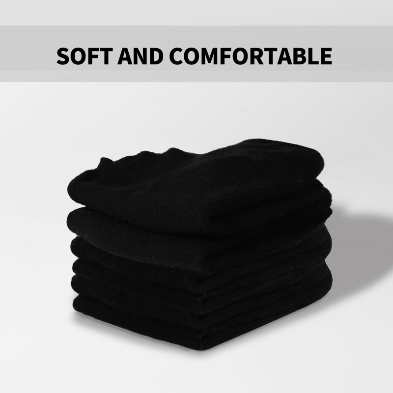 Nroktia 6 Pairs Non Slip No Show Socks Womens and Mens Low Cut Invisible Liner Ankle Socks (6 Black) - Image 5