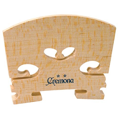 Cremona VP-202 2-star Violin Bridge - 1/2 Size - Image 1