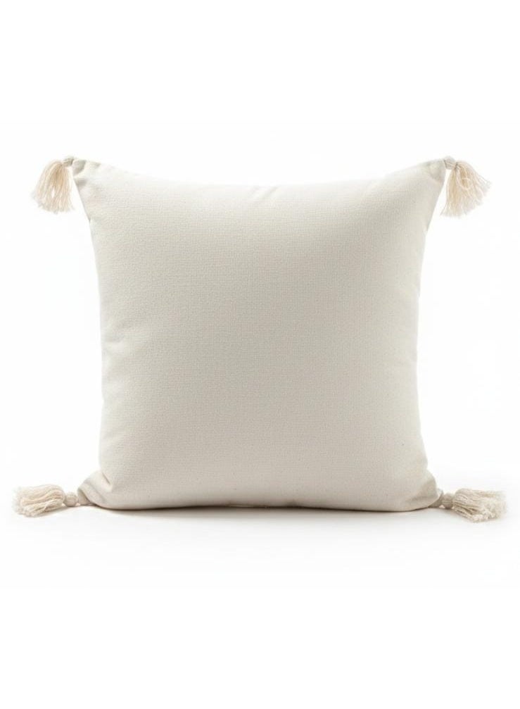 AKDC Modern Black & White Geometric Design Square Cushion – Premium Cotton Upholstery, 45×45 cm - Image 2