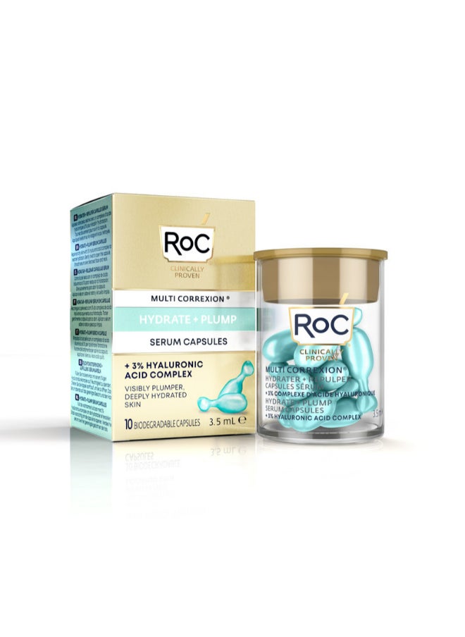 RoC - MULTI CORREXION HYDRATE + PLUMP CAPSULES 10 CT - Image 1